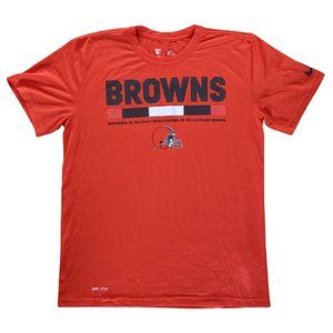 NIKE Dri-fit NFL Training Tee Cleveland Browns